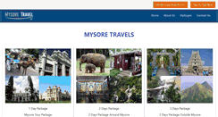 Desktop Screenshot of mysoretravel.com